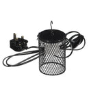 Anti-scald Heat Ceramic E27 Lamp Cover Holder with Light Switch Cage Reptile Snake Chicken Brooder