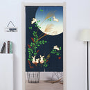 85 x 150cm/33.5'' x 59" Japanese Artistic Polyester Fiber Doorway Curtains Kitchen Decorations