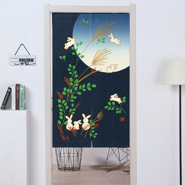 85 x 150cm/33.5'' x 59" Japanese Artistic Polyester Fiber Doorway Curtains Kitchen Decorations