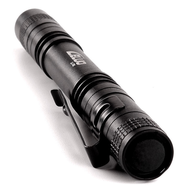 LELUO 200 Lumen Flashlight AAA Battery IP5 Waterproof LED Camping Lamp Hunting Fishing Cycling Emergency Lantern