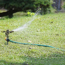 Zinc Alloy Lawn Garden Sprinkler 360 Water Spray Hose Irrigation System Tools