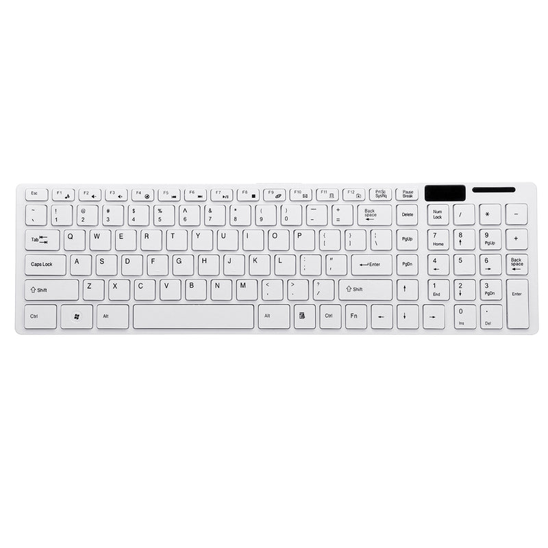 Ultra Thin 2.4GHz Wireless 101 Keys Keyboard and 1000DPI Mouse Combo Set With Keyboard Cover