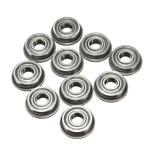 10pcs F695ZZ 5mmx13mmx4mm Double Shielded Flanged Ball Bearing