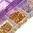 Empty Compartment Storage Case Box Nail Tip Rhinestones Gems Little Stuff Electronic Parts