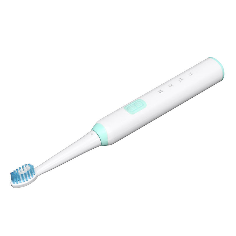 USB Electric Toothbrush Rechargeable Smart IPX7 Waterproof Timer 3 Modes Toothbrush with 2 Brush Heads