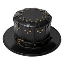 Steampunk Leather Hat Plague Doctor Black Cap Carnaval Festivals Party Halloween