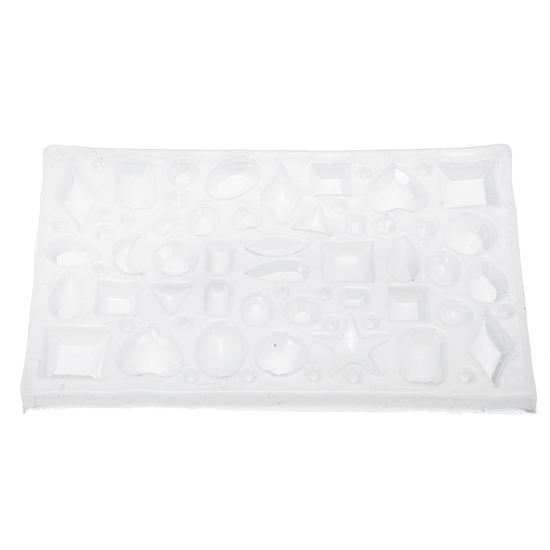 83Pcs DIY Silicone Molds Making Jewelry Pendant Resin Casting Mould Tool W/ Bag