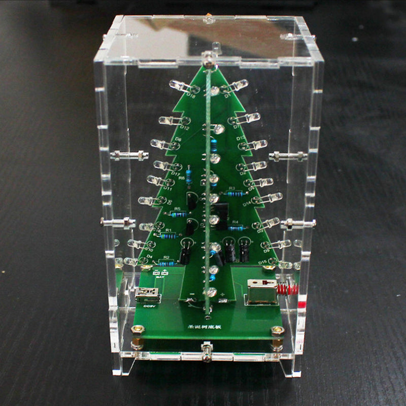 Geekcreit Assembled Christmas Tree 3D LED Flash Module Light Creative Device With Transparent Cover