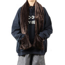USB Electric Heated Soft Velvet Scarf Heating Pad Neck Warmer Shawl Fashion With Two Hand Pockets