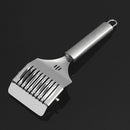 Spaghett Noodle Maker Lattice Roller Dough Cutter Tool Stainless Steel