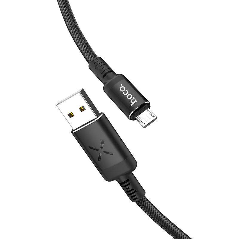 HOCO U63 Micro USB Charging Data Sync With Backlight Cable for Tablet Smartphone 1.2M