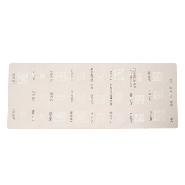 2pcs BGA Stencil Direct Heating Reballing Stencil Solder Template Stencil for MTK