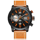 CURREN 8281 Working Little Dials Chronograph Quartz Watch Waterproof Sport Men Watch
