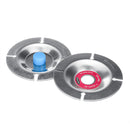 4 Inch Grinder Chain Disc with 2pcs Chain 5/8 Inch Arbor 22 Tooth Wood Carving Disc for 100/115 Angle Grinder