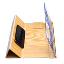 14" Wood 3D HD Phone Screen Magnifier Video Movie Amplifier For Smart Phone iPhone Samsung Huawei Xiaomi