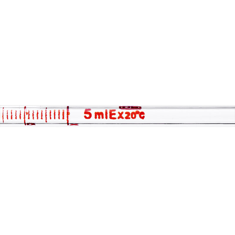 1/2/5/10/25ml Glass Long Pipette With Scale Lab Glassware Kit