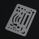 Stainless Steel French Curve Ruler Multi Shape Drawing Template Tool Office & School Supplies