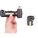 Multifunction EDC Tool USB 1200mAh Flashlight Hammers Cutter Magnetic Emergency Survival Tool