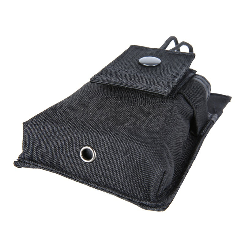 Bakeey Double-layer Sport Storage Pouch Multifunctional Outdoor Military Tactical Backpack Walkie Talkie Bag Hanging Bags Camping Hike Pouch Cell Phone Bag