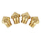 4Pcs MK10 1.75mm/0.4mm Brass M7 Thread Extruder Hotend Nozzle for 3D Printer