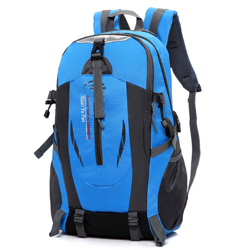 Extra Large Nylon Backpack With USB Port Travel Hiking Camping Waterproof Motorcycle Bike Riding Bag