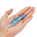 ZANLURE 4pcs 10gSuper Solid / Holo Sandeels - Cod Bass Wrasse Ling Sea Fishing Lure Baits