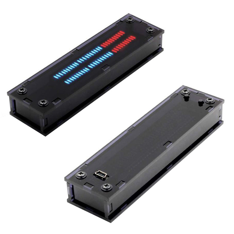 VHM-902 Mini Dual 30 Level Indicator VU Meter Stereo Amplifier Board Adjustable Light Speed Board With AGC Mode DIY Kit