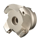Drillpro KM12 63-22-4F 45 Degree Face Milling Cutter 4 Flutes Lathe Tool For SEKT1204 Insert