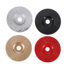 Drillpro 100mm Tungsten Carbide Plane Wood Shaping Disc Carving Disc 16mm Bore Sanding Grinder Wheel for 100 115 Angle Grinder