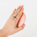 Jordan&Judy LED Light Mini Makeup Mirrors Compact Pocket Cosmetic Mirror Travel Portable Mirror Magnifying Foldable LED Mirrors