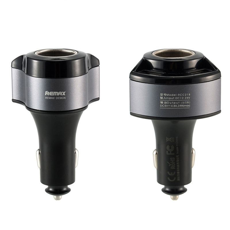 Original Remax Dual USB Port 4.8A USB Car Charger Power Adapter for Xiaomi Redmi Note 5 Honor 8X