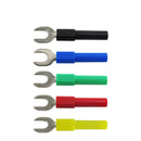 Cleqee P1050B 4mm Safety Stacked Banana Plug Silicone Lead for Multimeter Crocodile Clip & U-type Insert & Puncture Test Probe Kit