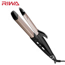 Riwa Z9 3 in 1 Ceramic Coated Flat Iron Hair Straightener Curler Waver Professional Travel Hair Styling Tool LED Display and Adjustable Temperature Control