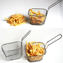 Honana HN-KT035 Electroplate Stainless Steel Mini Frying Basket Mesh Basket Strainer