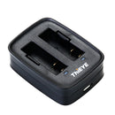 Thieye Dual Battery Charger  With 1100mAh Two Li-on Batteries Quick Charging When Shooting