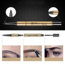 3 In 1 Eyebrow Pencil Waterproof Eyebrow Pen Long-Lasting Eyebrow Cream 3D Eyebrow Makeup