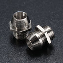 10PCS 3MM Round Chrome Metal Plastic LED Lamp Light Base Emitting Diode Bezel Holder