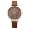 SK K0078 Creative Women Wrist Watch Simple Design Leather Strap Quartz Watches