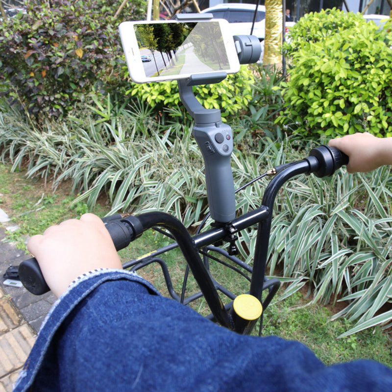 Scooter Bicycle Phone Holder Mount Bracket To 1/4 screw For DJI OSMO Mobile 2