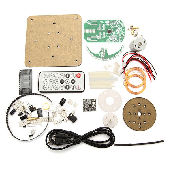 Geekcreit DIY Spherical Rotating LED Kit POV Soldering Training Kit