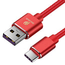 DUX DUCIS 5A QC3.0 Type-C Leather Data Cable for Huawei Supercharge 1m/3.33ft