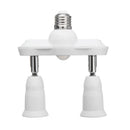 E27 Double Head Infrared PIR Motion Sensor LED Light Lamp Bulbs Holder Socket AC110-240V