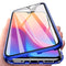 For Xiaomi Redmi 8A Case Bakeey 360 Curved Screen Front+Back Double-sided Full Body 9H Tempered Glass Metal Magnetic Adsorption Flip Protective Case