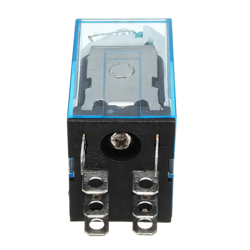 5 PCS 12V DC Coil Power Relay LY2NJ DPDT 8 Pin HH62P JQX-13F With Socket Base Power Relay