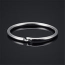 5Pcs 38mm EDC Stainless Steel Keychain Key Ring Hanging Buckle Tool