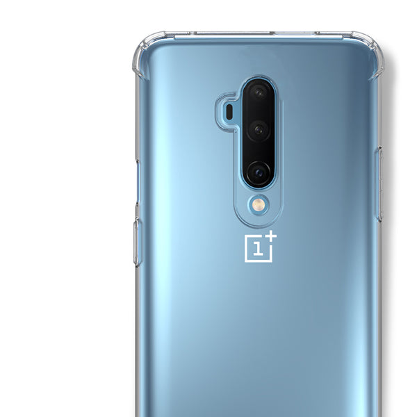 Bakeey OnePlus 7T Pro Case Air Bag Bumper Shockproof Transparent Non-yellow Soft TPU Protective Case