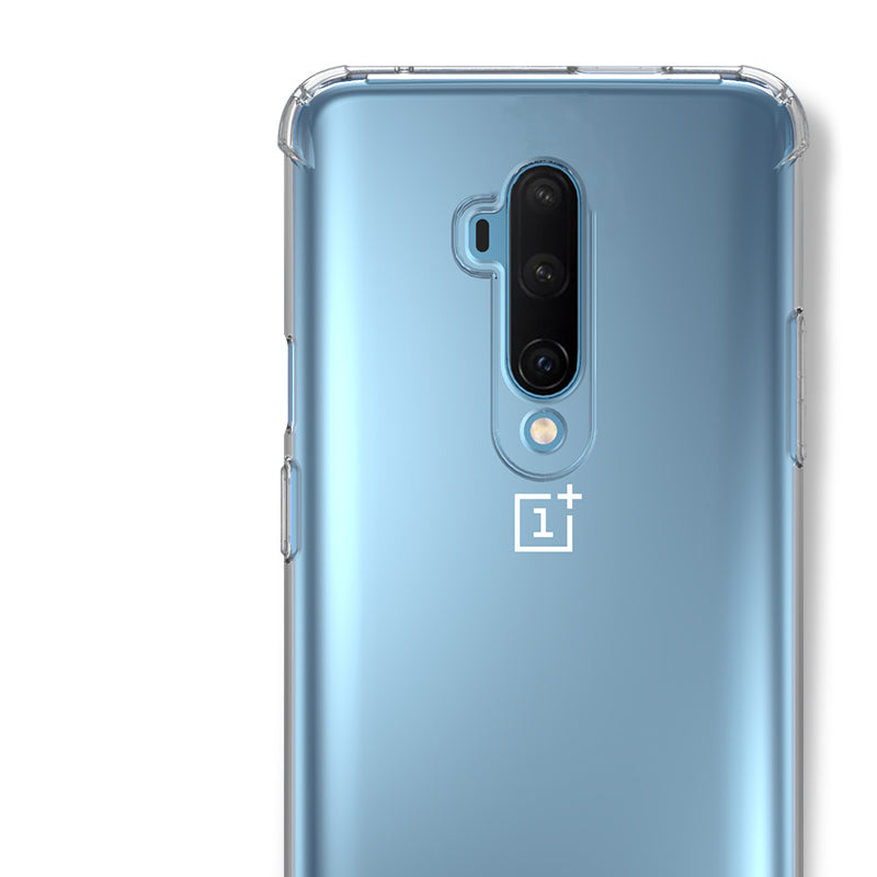 Bakeey OnePlus 7T Pro Case Air Bag Bumper Shockproof Transparent Non-yellow Soft TPU Protective Case