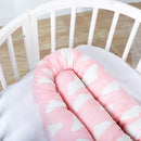 Newborn Toddler Baby Crib Bumper Safety Protection Cushion Pillow Room Bedding Decor
