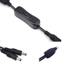 ESCAM DC Power Jack 1 DC Female to 2 3 4 Male Plug Splitter Adapter Led Light Connector Cable Wire Switcher for CCTV CAMERA
