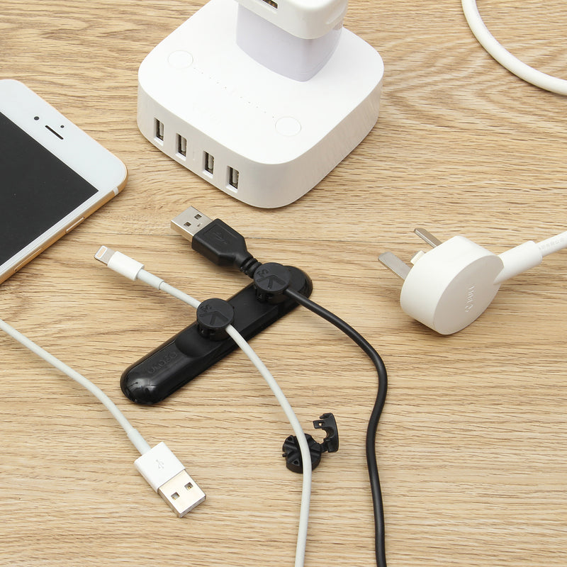Bcase 3 Size Magnetic Multi-function TUP Data Line Receiver USB Cable Earphone Wire Cable Organizer Cable Clips Wire Management from Xiaomi Youpin